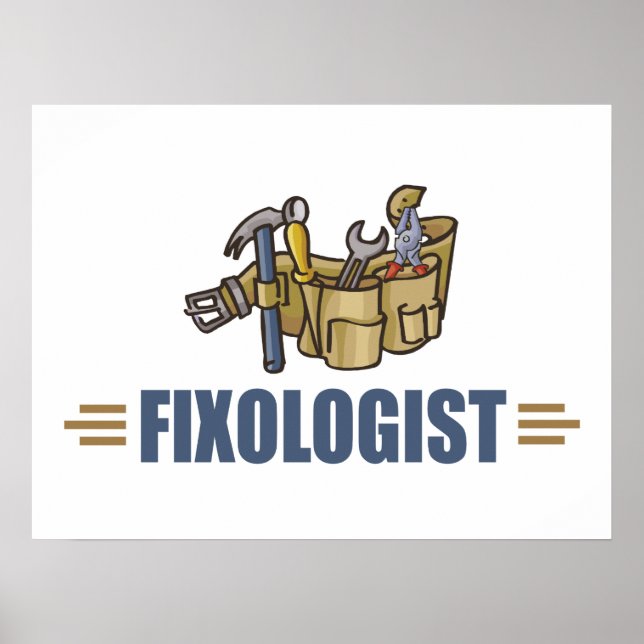 Funny Handyman Poster (Front)