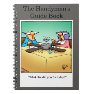 Funny Handyman's Guide Carnet cadeau