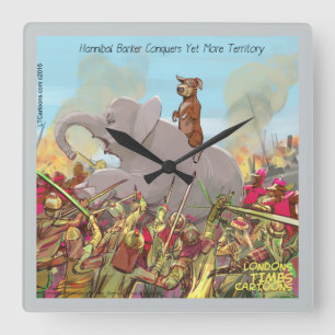 Funny Hannibal The Conqueror Wall Clock