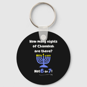 Funny Hanukkah 67 Meme Teacher How Many Nights Of  Keychain