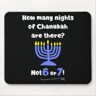 Funny Hanukkah 67 Meme Teacher How Many Nights Of Mouse Pad