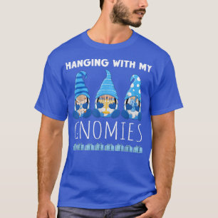 Funny Hanukkah Gnomies Jewish Gnomes Dreidel Chanu T-Shirt