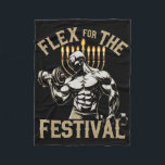 Funny Hanukkah Jewish Gym Workout Flex Festival  Fleece Blanket<br><div class="desc">Funny Hanukkah Jewish Gym Workout Flex Festival</div>