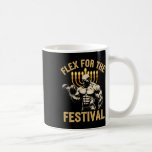 Funny Hanukkah Jewish Gym Workout Flex For The Fes Coffee Mug<br><div class="desc">Funny Hanukkah Jewish Gym Workout Flex For The Festival</div>