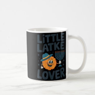 Funny Hanukkah Little Latke Jewish Family Kids Mat Coffee Mug