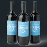 Funny Hanukkah Magic | Neighbour Client Gift and Wine Label<br><div class="desc">Easiest gift idea for all your friends, family, clients, neighbours and more! Grab a case of your favourite wine and place these lovely and somewhat cheeky labels on and voila! Instant elegant and whimsical holiday and Hanukkah presents. Try your favourite big box store for some great deals on inexpensive beverages...</div>