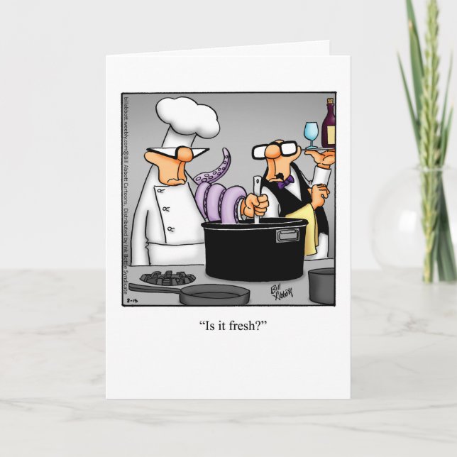 Funny Happy Anniversary Humour Greeting Card (Front)