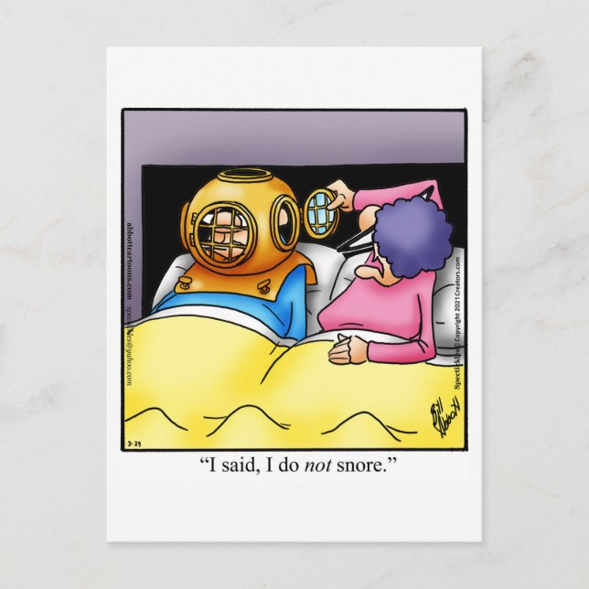 Funny Happy Anniversary Humour Postcard (Front)