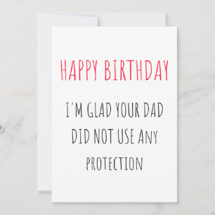 Funny Happy Birthday Card