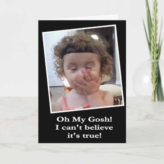 Funny Happy Birthday card Dinosaur poopoo (Front)