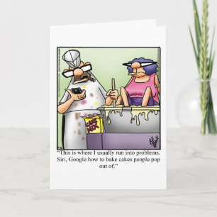 Funny Happy  Birthday Greeting Card