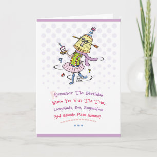 Funny Happy Birthday Greeting Card