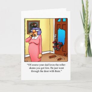 Funny Happy Birthday Greeting Card for Him