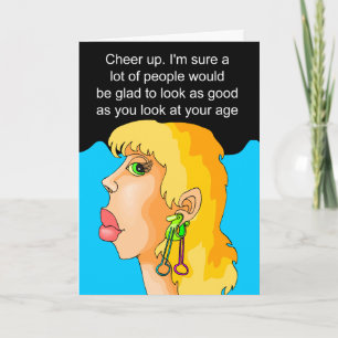 Funny  happy Birthday wish Card