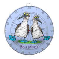 Funny, happy blue footed boobies dancing cartoon