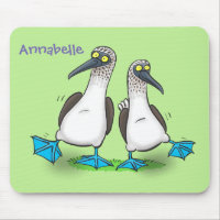 Funny, happy blue footed boobies dancing cartoon