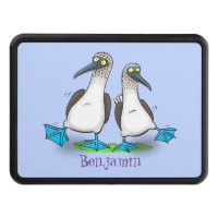Funny, happy blue footed boobies dancing cartoon
