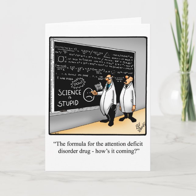 Funny Happy Chemistry Week Greeting Card (Front)