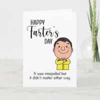 Funny Happy Farter's Day Humour Father's Day