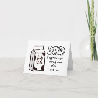 Funny Happy Fathers Day Card, Humour for Dad Card