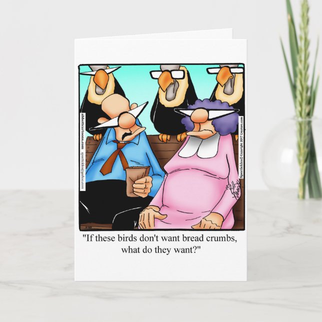 Funny Happy Fiftieth Birthday Greeting Card (Front)