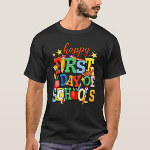 Funny Happy First Day Of School Welcome Back To Sc T-Shirt