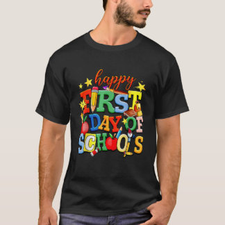 Funny Happy First Day Of School Welcome Back To Sc T-Shirt