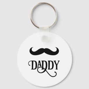 Funny Happy First Fathers Day Daddy custom  Keychain