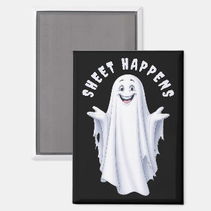 Funny Happy Ghost Magnet