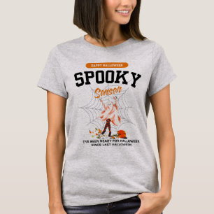 Funny Happy Halloween Ghost T-Shirt 