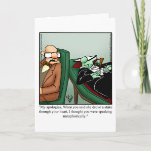 Funny Happy Halloween Greeting Card