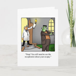 Funny Happy Halloween Greeting Card