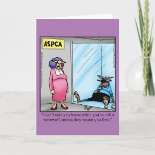 Funny Happy Halloween Greeting Card