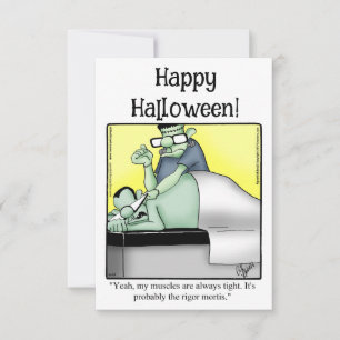 Funny Happy Halloween Humour Greeting Card 