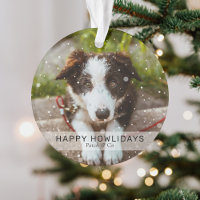 Funny Happy Howlidays 2 Chien Photo Noël