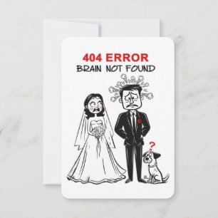 Funny happy marriage Invitation