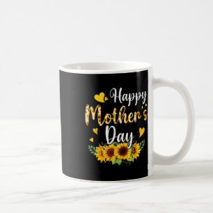 Funny Happy Mothers Day Cute Floral For Women Mom  Coffee Mug
