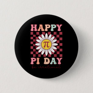 Funny Happy Pi Day Pie Irrational 2 Inch Round Button