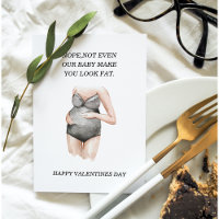 Funny Happy Pregnant Valentines Day Gift