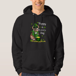 Funny Happy St.Patrick S English Bulldog Dog Love Hoodie