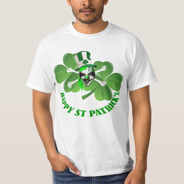 Funny Happy St Patrick's day T-Shirt (Front)