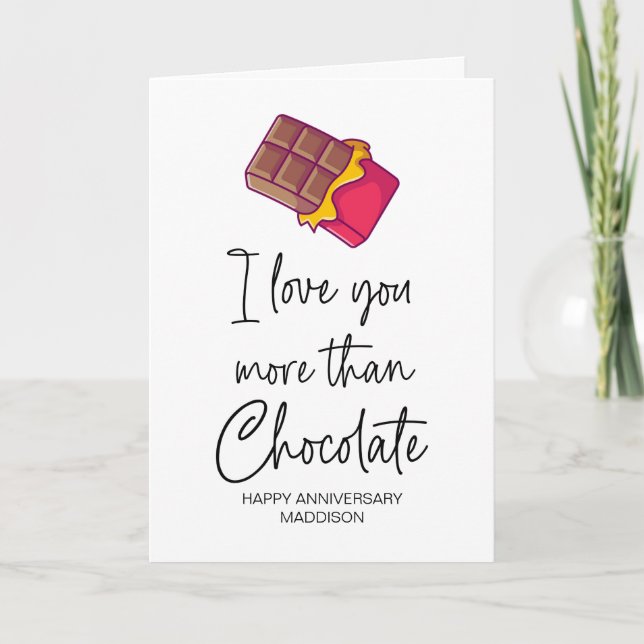 Funny Happy Valentines Day Gift for Boyfriend Love Card (Front)