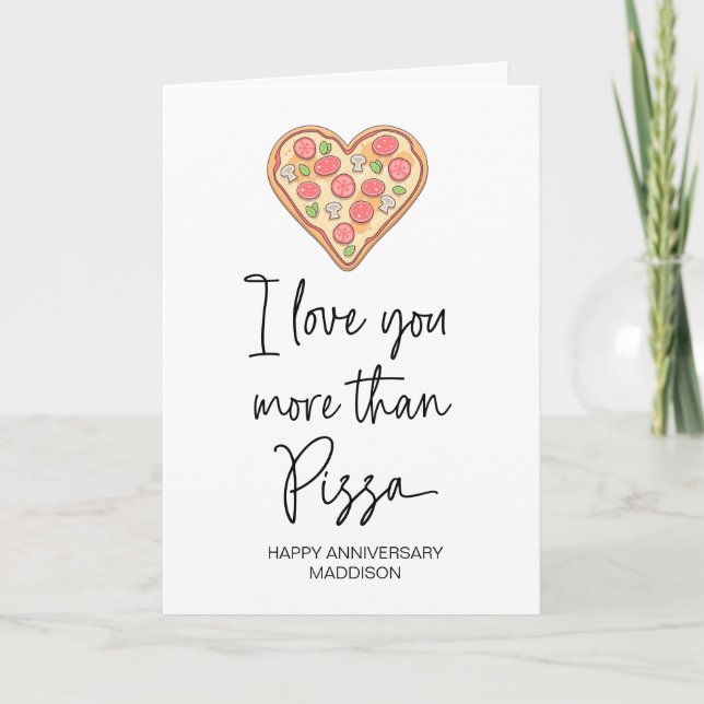 Funny Happy Valentines Day Gift for Boyfriend Love Card (Front)