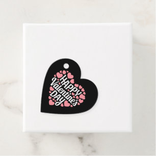 Funny Happy Valentines Day Heart Love Valentine Favour Tags