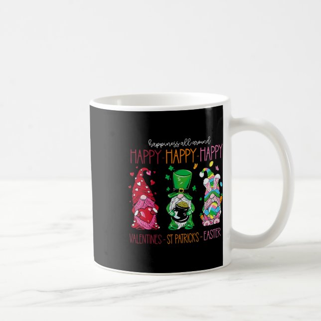 Funny Happy Valentines St Patrick Easter Happy Hol Coffee Mug (Right)