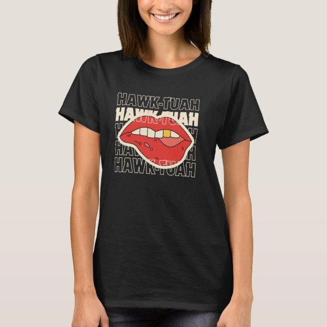 Funny Hawk-Tuah Tops Retro Spit On That Merch Wome (Front)