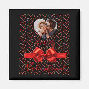 Funny He S My Valentine Womens Magnet