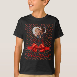 Funny He S My Valentine Womens T-Shirt