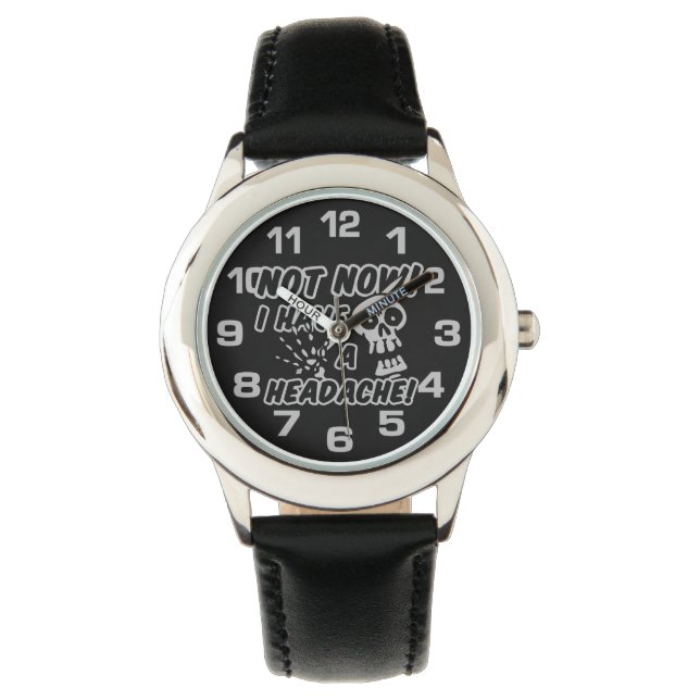 Funny Headache Skull watches (Front)
