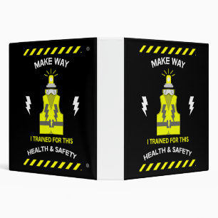 Funny Health And Safety   NEBOSH   Officer   Latte Binder